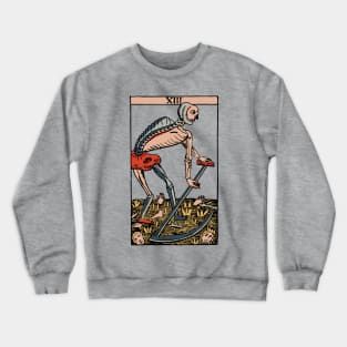 Vintage Tarot Card The Death Crewneck Sweatshirt